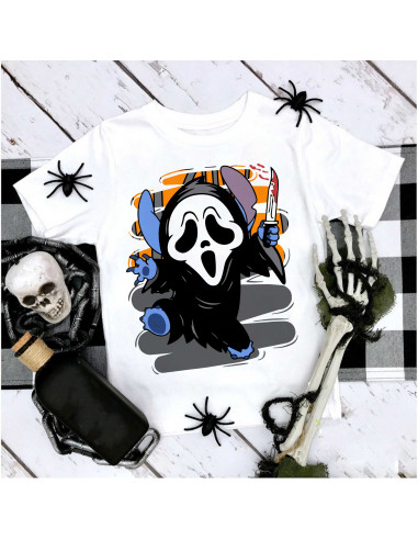 Remera Stitch Halloween