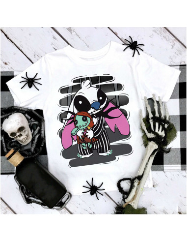 Remera Stitch Halloween