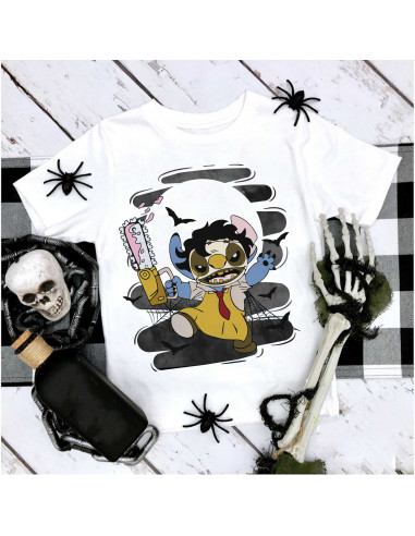 Remera Stitch Halloween