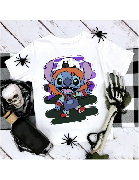 Remera Stitch Halloween