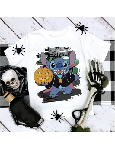 Remera Stitch Halloween