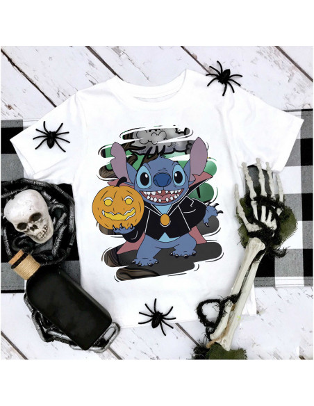 Remera Stitch Halloween