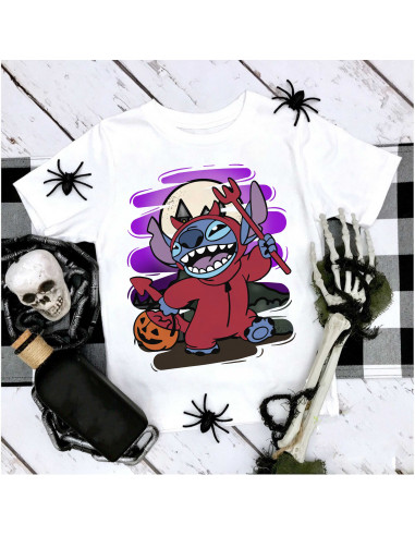 Remera Stitch Halloween