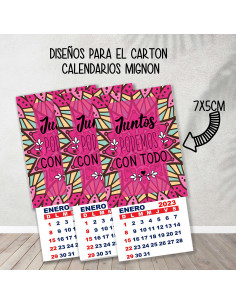 CARTONES CALENDARIOS MIGNON... 2