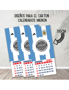 Cartones para calendario...