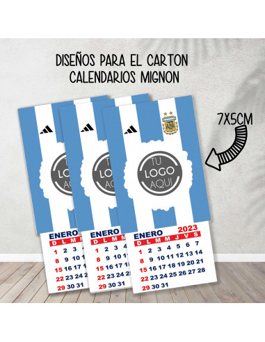 Cartones para calendario mignon...