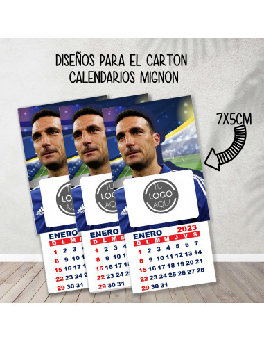 Cartones para calendario mignon...
