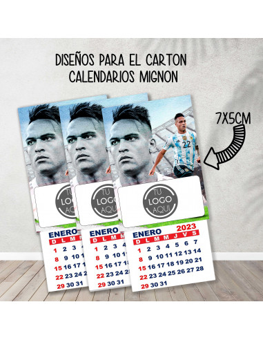 Cartones para calendario mignon...