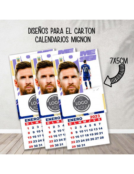 Cartones para calendario mignon argentina