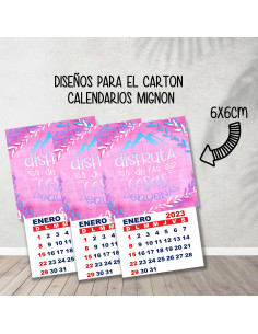 CALENDARIOS MIGNON FRASES