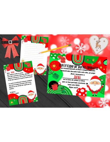 PACK CARTA+CERTIFICADO NAVIDAD