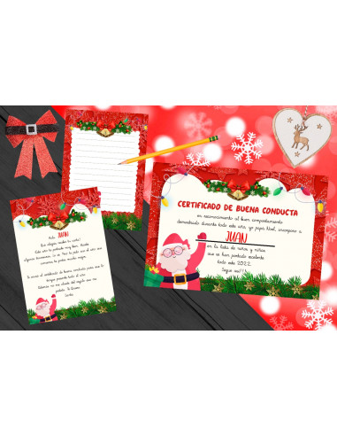 PACK CARTA+CERTIFICADO NAVIDAD