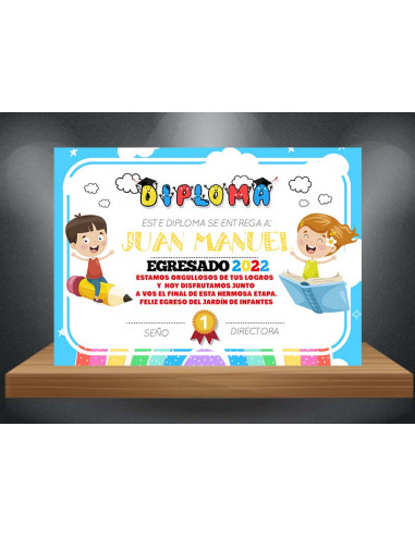 Diploma Egresaditos pack 3
