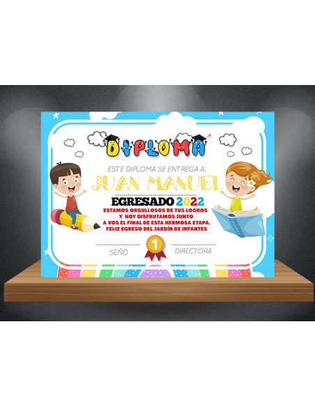 Diploma Egresaditos pack 3