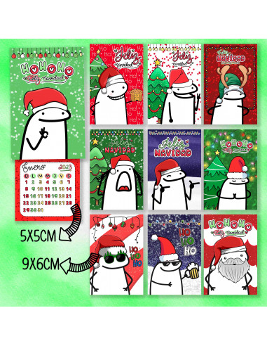 Calendario mignon + cartones