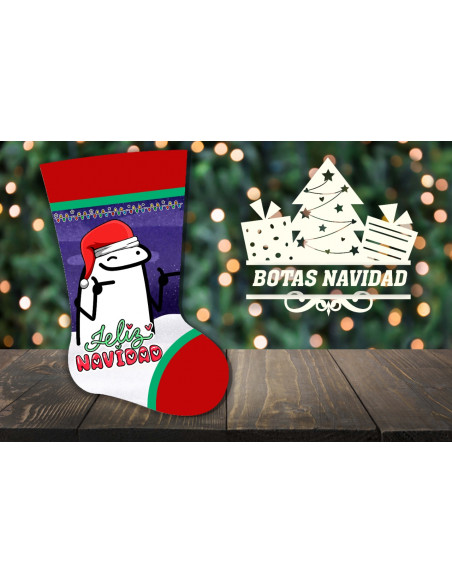 BOTAS NAVIDAD PACK 4
