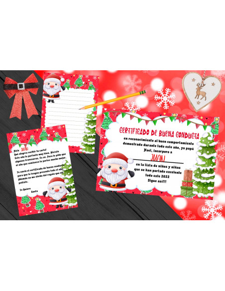 copy of PACK CARTA+CERTIFICADO NAVIDAD