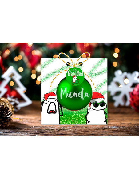 PORTA ESFERA NAVIDAD PACK 2