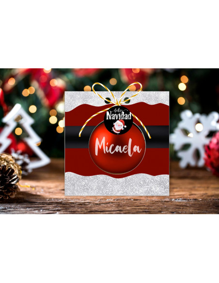 PORTA ESFERA NAVIDAD PACK 2