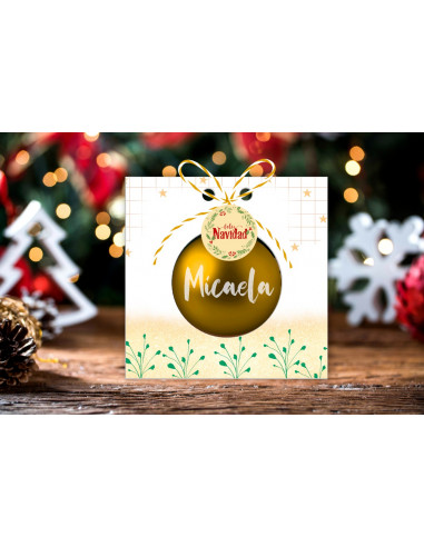 PORTA ESFERA NAVIDAD PACK 2