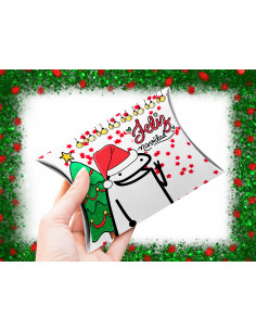 CAJA ALMOHADA NAVIDAD FLORK 2