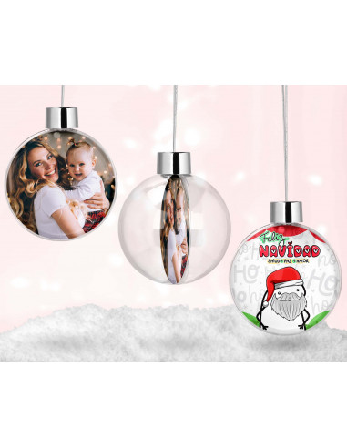 Porta esfera transparente