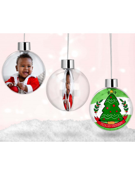 Porta esfera transparente