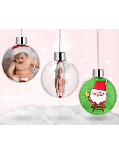 Porta esfera transparente