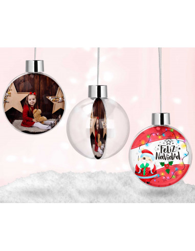 Porta esfera transparente