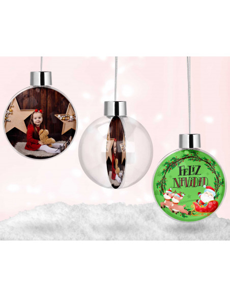 Porta esfera transparente