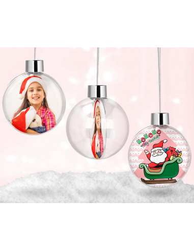 Porta esfera transparente