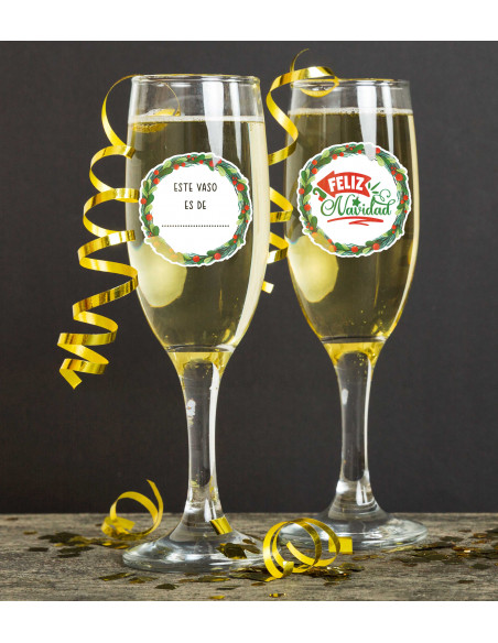 copy of STIKERS ETIQUETAS VASOS COPA NAVIDAD