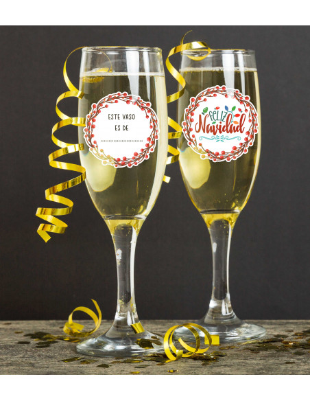 copy of STIKERS ETIQUETAS VASOS COPA NAVIDAD