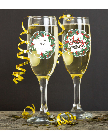 copy of STIKERS ETIQUETAS VASOS COPA NAVIDAD