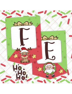 Banderines Navidad pack 1