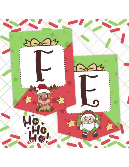 Banderines Navidad pack 1