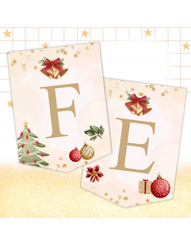 Banderines Navidad pack 3