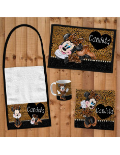 Pack Jardin - Minnie leopardo