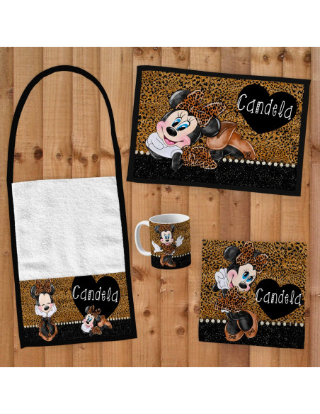 Pack Jardin - Minnie leopardo