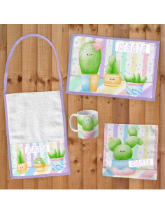 Pack Jardin -Cactus pasteles