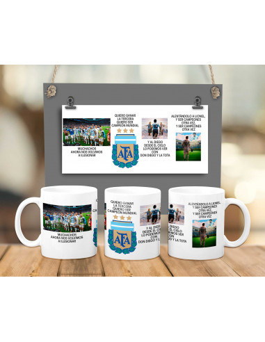 Plantilla Tazas Muchachos Argentina