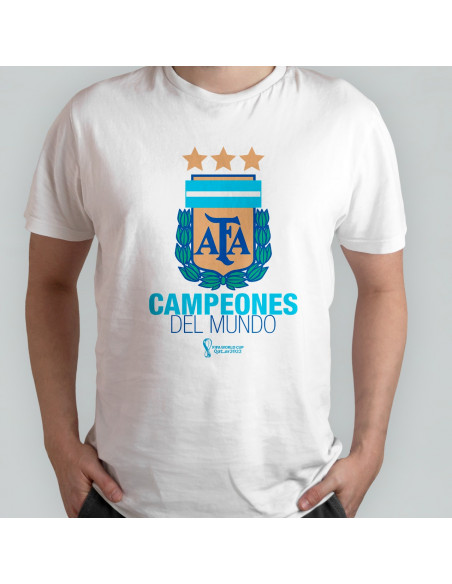 Argentina Campeón del Mundo Qatar 2022 -Remeras