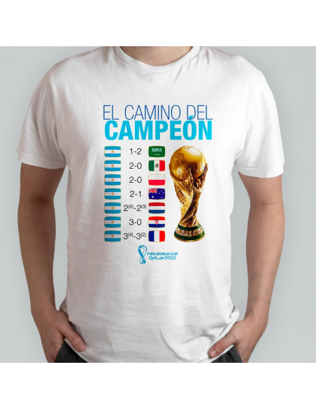 Argentina Campeón del Mundo Qatar 2022 -Remeras