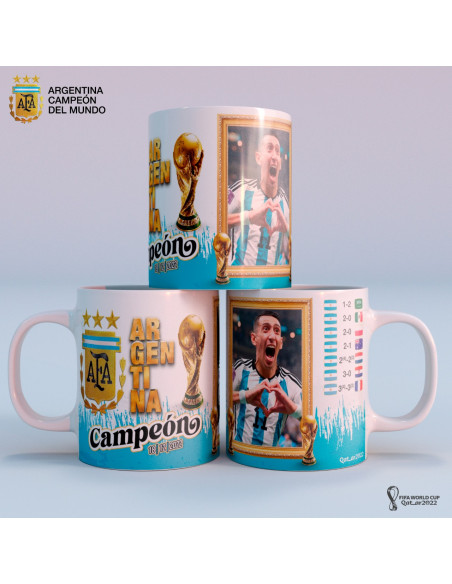 Argentina Campeón del Mundo Qatar 2022 -Tazas