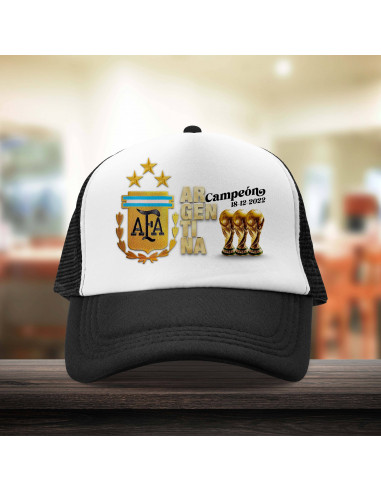 Gorras Argentina Campeón 2022