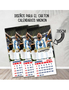Cartones para calendario...