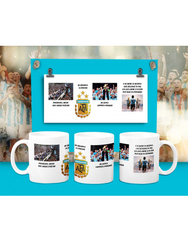 Plantilla Tazas Muchachos Argentina...