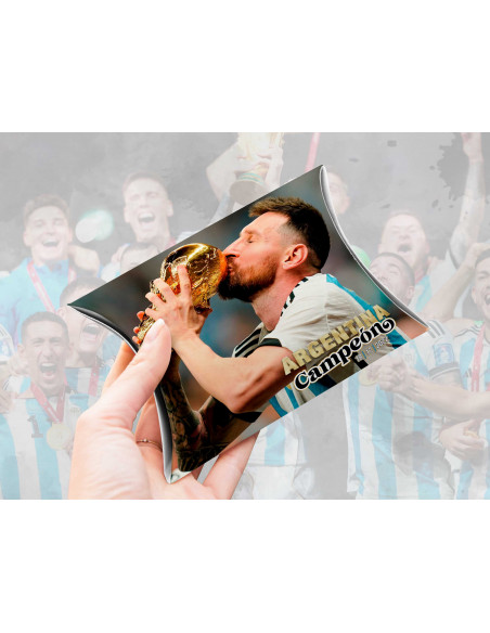 Caja almohada Argentina Campeón