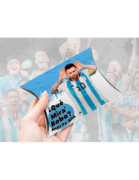 Caja almohada Argentina Campeón