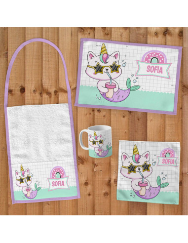 Pack Jardin - Gatito Sirena